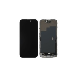 Γνήσια Οθόνη με Μηχανισμό Αφής / LCD with Touch Screen για iPhone 15 Pro Max Μαύρο (Service Pack) (cannot be calibrated iOS18)
