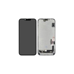 Γνήσια Οθόνη με Μηχανισμό Αφής / LCD with Touch Screen για iPhone 15 Μαύρο (Service Pack) (cannot be calibrated iOS18)