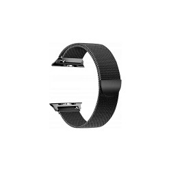 Λουράκι Milanese Loop για Apple Watch 42/44mm Μεταλλικό Μαύρο