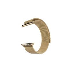 Λουράκι Milanese Loop για Apple Watch 42/44mm Μεταλλικό Χρυσό