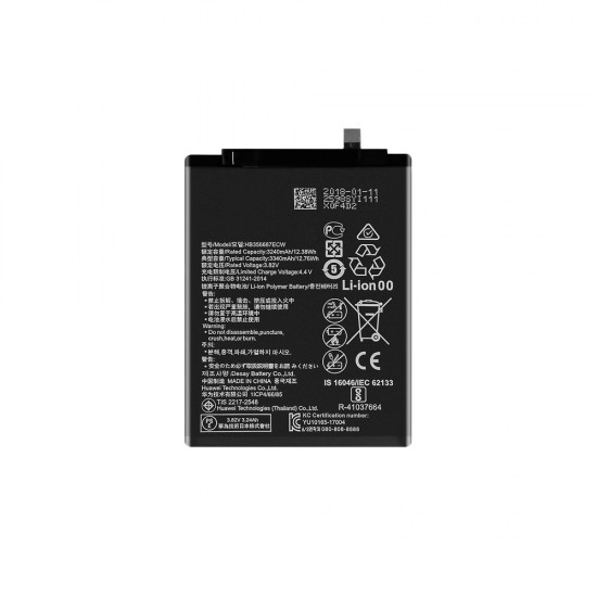 Κωδικός: BAT034 Ανταλλακτικά-Μπαταρία Huawei HB356687ECW Mate 10 Lite / Mate 9 Lite / P30 Lite / Honor 7X / P Smart Plus / Nova 2 Plus / Nova 2s 3340mAh