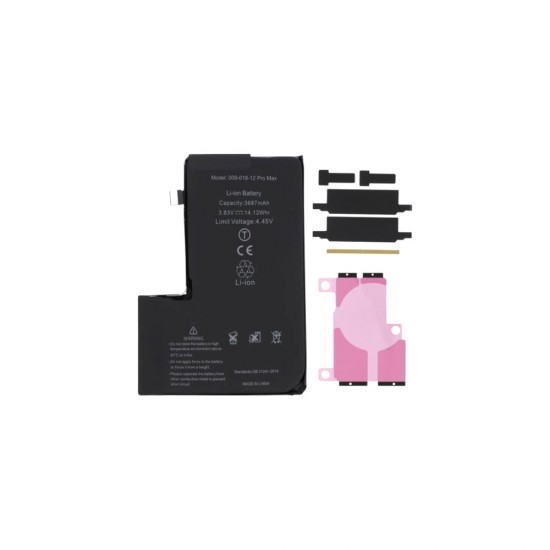 Cracked Μπαταρία Για iPhone 12 Pro Max (Shows Battery Health) 3687mAh Cracked Μπαταρία Για iPhone 12 Pro Max (Shows Battery Health) 3687mAh