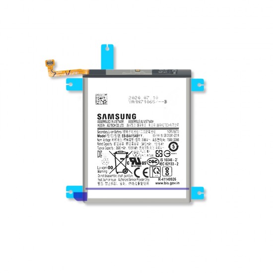 Γνήσια Μπαταρία Samsung EB-BA415ABY Για Galaxy A41 A415F 3500mAh GH82-22861A (Service Pack) Γνήσια Μπαταρία Samsung EB-BA415ABY Για Galaxy A41 A415F 3500mAh GH82-22861A (Service Pack)