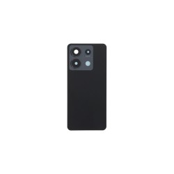 Back Cover & Camera Lens / Πίσω Καπάκι και Τζαμάκι Κάμερας για Xiaomi Redmi Note 13 Pro 5G Midnight Black 