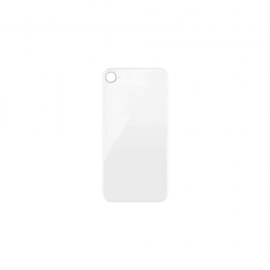 Ανταλλακτικά-Back Cover Glass Για Apple Iphone 8 Silver