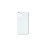 Back Cover Glass Για Apple Iphone 11 Pro Max Ασημένιο