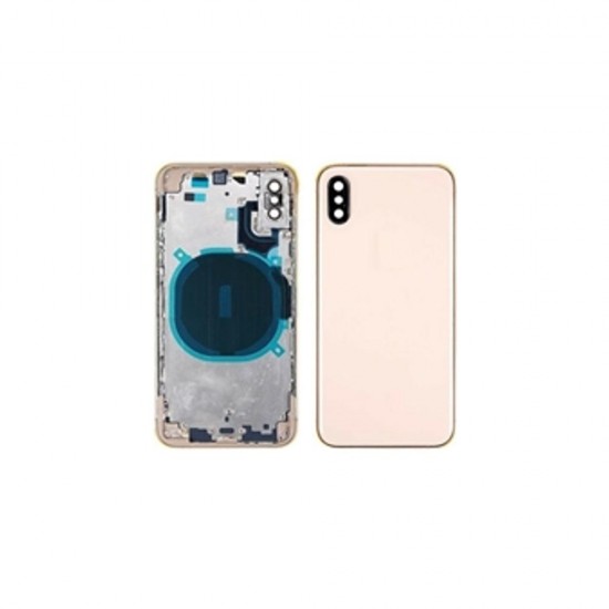 Κωδικός: COV318 Ανταλλακτικά-Back Housing / Πίσω Καπάκι Για Apple Iphone XS GOLD