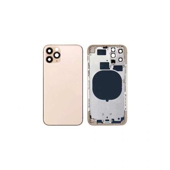 BACK HOUSING / ΠΙΣΩ ΚΑΠΑΚΙ ΓΙΑ APPLE IPHONE 11 PRO MAX Χρυσό BACK HOUSING / ΠΙΣΩ ΚΑΠΑΚΙ ΓΙΑ APPLE IPHONE 11 PRO MAX Χρυσό