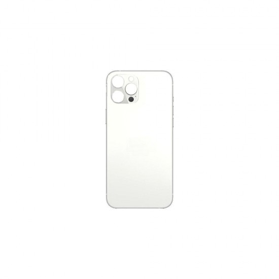 Ανταλλακτικά-Back Cover Glass / Πίσω Καπάκι Για Apple Iphone 12 Pro Max  Λευκό