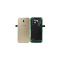 Γνήσιο Πίσω Καπάκι με Τζαμάκι Κάμερας για Samsung Galaxy A3 2017 A320F GH82-13636B Gold (Service Pack)