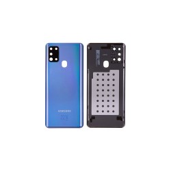 Γνήσιο Πίσω Καπάκι με Τζαμάκι Κάμερας για Samsung Galaxy A21s A217F GH82-22780C Blue (Service Pack)