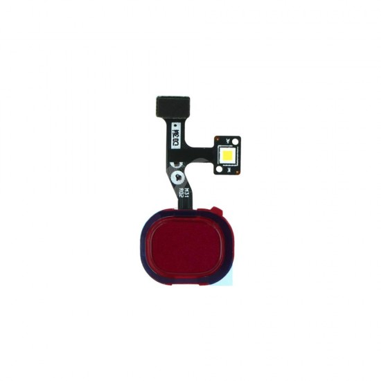 Καλωδιοταινία Αισθητήρα Δαχτυλικού Αποτυπώματος / Fingerprint Sensor Flex για Samsung Galaxy M31 M315 Κόκκινο