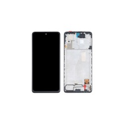OLED Συμβατή Οθόνη LCD και Μηχανισμός Αφής με Πλαίσιο για Xiaomi Redmi Note 10 Pro 4G Μαύρο