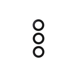 Τζαμάκι Κάμερας / Back Camera Lens Για Samsung Galaxy A54 5G A546 Black (SET 3pcs)