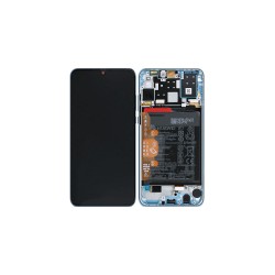 Γνήσια Οθόνη LCD και Μηχανισμός Αφής με Πλαίσιο και Μπαταρία για Huawei P30 Lite New Edition 2020 MAR-LX1B Breathing Crystal 02353FQK (Service Pack)