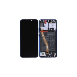 Γνήσια Οθόνη LCD και Μηχανισμός Αφής με Πλαίσιο και Μπαταρία για Huawei P Smart Plus 02352BUH Purple (Service Pack)