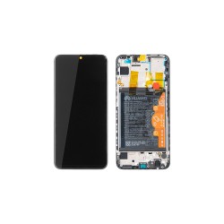 Γνήσια Οθόνη LCD και Μηχανισμός Αφής με Πλαίσιο και Μπαταρία για Huawei P Smart 2019 02352JEY Μαύρο (Service Pack)