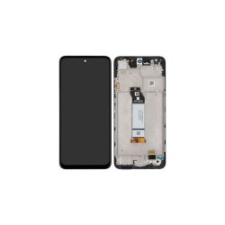 Γνήσια Οθόνη LCD και Μηχανισμός Αφής με Πλαίσιο για Xiaomi Redmi Note 10 5G 5600020K1900 Tarnish Black (Service Pack)