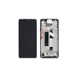 Γνήσια Οθόνη LCD και Μηχανισμός Αφής με Πλαίσιο για Xiaomi Mi 10T Lite 5G 5600040J1700 Μαύρο (Service Pack)