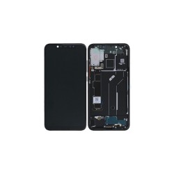 Γνήσια Οθόνη LCD και Μηχανισμός Αφής με Πλαίσιο για Xiaomi Mi 8 5606100400B6 Μαύρο (Service Pack)
