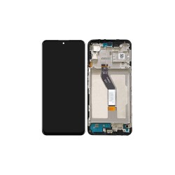 Γνήσια Οθόνη LCD και Μηχανισμός Αφής Με Πλαίσιο για Xiaomi Poco M4 Pro 5G 21091116AG 560001K16A00 Μαύρο (Service Pack)