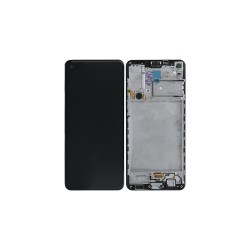 OEM ΟΘΟΝΗ LCD ΚΑΙ ΜΗΧΑΝΙΣΜΟΣ ΑΦΗΣ ΜΕ ΠΛΑΙΣΙΟ ΓΙΑ SAMSUNG GALAXY A21S A217 ΜΑΥΡΟ