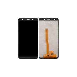 Γνήσια Οθόνη LCD Και Μηχανισμός Αφής για Samsung Galaxy A7 2018 A750 GH96-12078A Μαύρο (Service Pack)