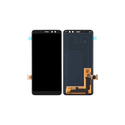 Γνήσια Οθόνη LCD Και Μηχανισμός Αφής για Samsung Galaxy A8 Plus 2018 A730 GH97-21534A Μαύρο (Service Pack)