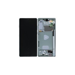 Γνήσια Οθόνη LCD και Μηχανισμός Αφής με Πλαίσιο για Samsung Galaxy Note 20 4G / 5G N980F / N981 GH82-23495C / GH82-23733C Mystic Green (Service Pack)