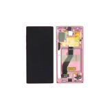 Γνήσια Οθόνη LCD και Μηχανισμός Αφής με Πλαίσιο για Samsung Galaxy Note 10 N970F GH82-20818F Ροζ (Service Pack)
