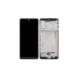 Γνήσια Οθόνη LCD και Μηχανισμός Αφής με Πλαίσιο για Samsung Galaxy A31 A315F GH82-22761A / GH82-22905A Μαύρο (Service Pack)