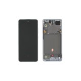 Γνήσια Οθόνη LCD και Μηχανισμός Αφής με Πλαίσιο για Samsung Galaxy A51 5G A516 GH82-23100B Λευκό (Service Pack)