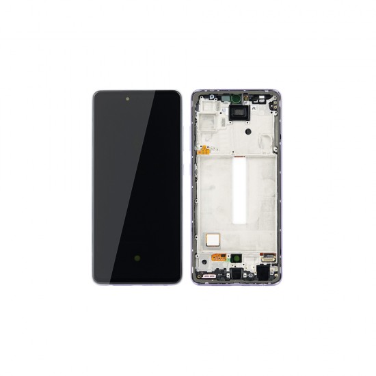 Γνήσια Οθόνη LCD Και Μηχανισμός Αφής Με Πλαίσιο για Samsung Galaxy A52 4G A525 / A52 5G A526 GH82-25524C Βιολετί (Service Pack) Γνήσια Οθόνη LCD Και Μηχανισμός Αφής Με Πλαίσιο για Samsung Galaxy A52 4G A525 / A52 5G A526 GH82-25524C Βιολετί (Service Pack)