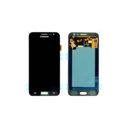 Γνήσια Οθόνη LCD και Μηχανισμός Αφής για Samsung Galaxy J3 2016 J320F GH97-18414C / GH97-18748C Μαύρο (Service Pack)