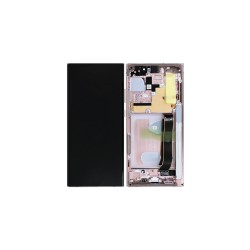 Γνήσια Οθόνη LCD και Μηχανισμός Αφής με Πλαίσιο για Samsung Galaxy Note 20 Ultra 5G N986B GH82-23596D Bronze (Service Pack)