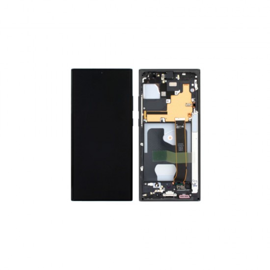 Γνήσια Οθόνη LCD και Μηχανισμός Αφής με Πλαίσιο για Samsung Galaxy Note 20 Ultra 5G N986B GH82-23596A Μαύρο (Service Pack) Γνήσια Οθόνη LCD και Μηχανισμός Αφής με Πλαίσιο για Samsung Galaxy Note 20 Ultra 5G N986B GH82-23596A Μαύρο (Service Pack)