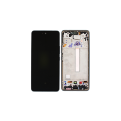 Γνήσια Οθόνη LCD και Μηχανισμός Αφής με Πλαίσιο για Samsung Galaxy A53 5G A536 GH82-28024A Μαύρο (Service Pack)