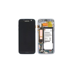 Γνήσια Οθόνη LCD Και Μηχανισμός Αφής με Πλαίσιο & Μπαταρία για Samsung Galaxy S7 Edge G935 GH82-13359A GH82-13388A Μαύρο (Service Pack)