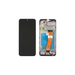 Γνήσια Οθόνη LCD Και Μηχανισμός Αφής για Samsung Galaxy A03 A035F Non EU Version GH81-21625A Μαύρο (Service Pack)
