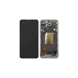 Γνήσια Οθόνη LCD Και Μηχανισμός Αφής Με Πλαίσιο για Samsung Galaxy A55 A556 GH82-34305B Μπλε (Service Pack)