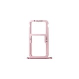 Υποδοχή κάρτας SIM και SD Tray για Huawei Mate 9 Lite / Honor 6X Ροζ