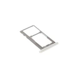 Υποδοχή κάρτας Single SIM και SD Tray Για Meizu M2 Note Λευκό