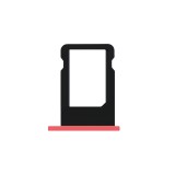 Υποδοχή Κάρτας Sim / Sim Tray για iPhone 5c Κόκκινο