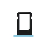 Υποδοχή Κάρτας Sim / Sim Tray για iPhone 5c Μπλέ