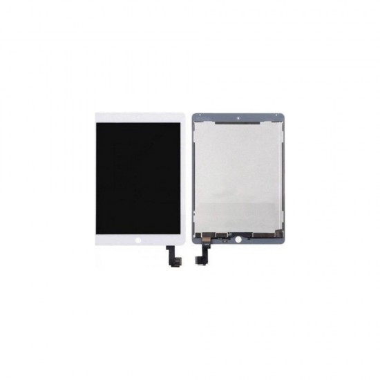 Ανταλλακτικά-Οθόνη LCD και Αισθητήρας Αφής για Apple iPad Air 2 Α1566 / Α1567 Λευκό