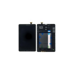 Γνήσια Οθόνη LCD Και Μηχανισμός Αφής Με Πλαίσιο για Samsung Galaxy TAB E 9.6 2015 T560 GH97-17525A Black (Service Pack)