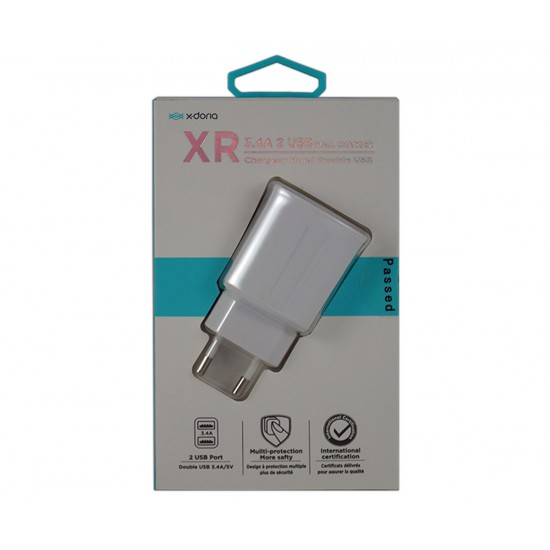 Φόρτιση-Φορτιστής Adaptor X Doria XR 3,4A