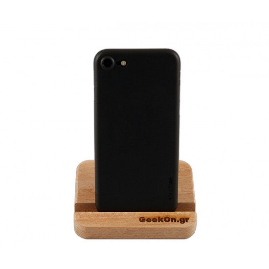 Κωδικός: CS132 Αξεσουάρ-Θήκη STOPTIME iPhone 7/8 Καφέ Ημιδιάφανη