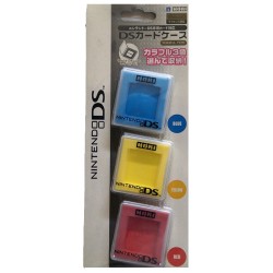 3 Χρωματιστές Θήκες για κασέτες Nintendo DS