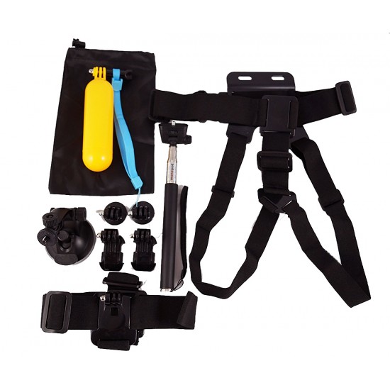 Κωδικός: G010 Action Cams-Σετ 10 αξεσουάρ για action camera GoPro/GitUP/SJCAM